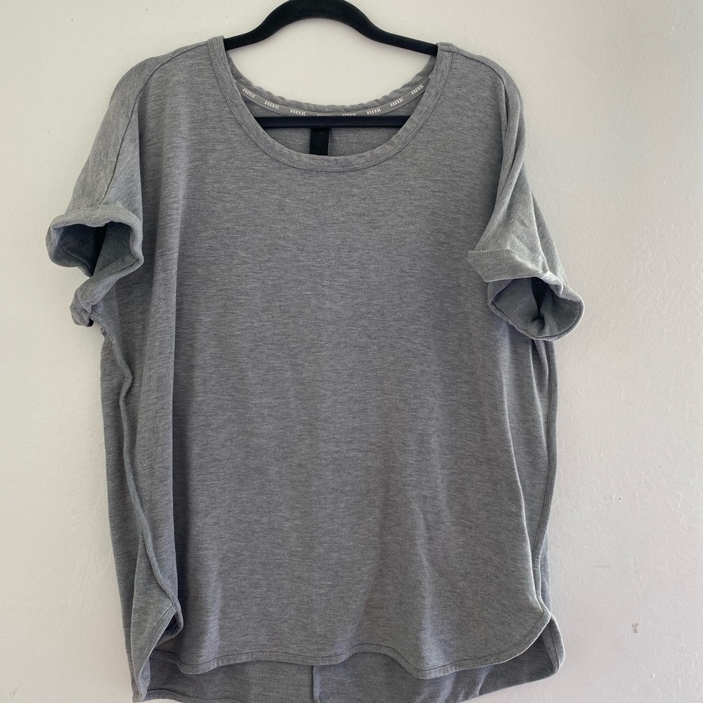 Grey T-Shirt- Cuffed Sleeves- Size 2X- RBX